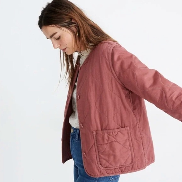 Madewell Quilted Liner Jacket Size Small NWOT - Picture 10 of 12